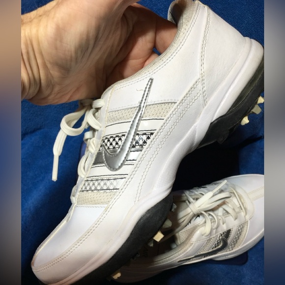 Nike Air Tac Leather Golf Cleat Shoes Size 7 - Picture 5 of 15